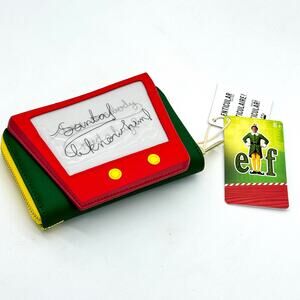 Loungefly Buddy The Elf 20th Anniversary Santa I Know Him Lenticular Wallet